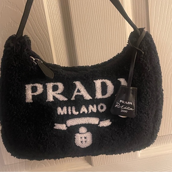 Prada Re-Edition 2000 terry-effect mini bag - Picture 1 of 6